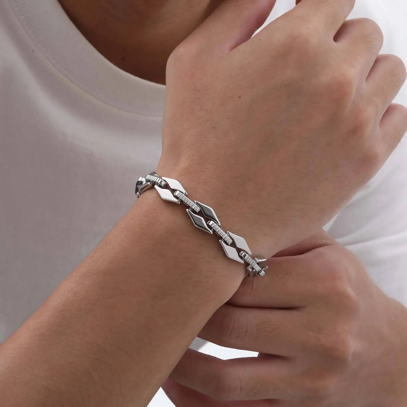 Handmade Stainless Steel Link Bracelet - ATSProducts
