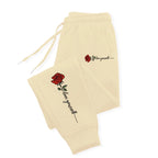 Teekossc Rose Love Yourself Printed Drawstring Sweatpants - ATSProducts
