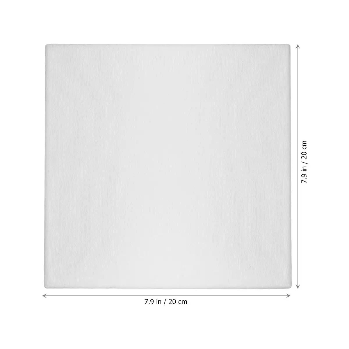 20X20Cm Large Blank Cotton Canvas Panels - ATSProducts