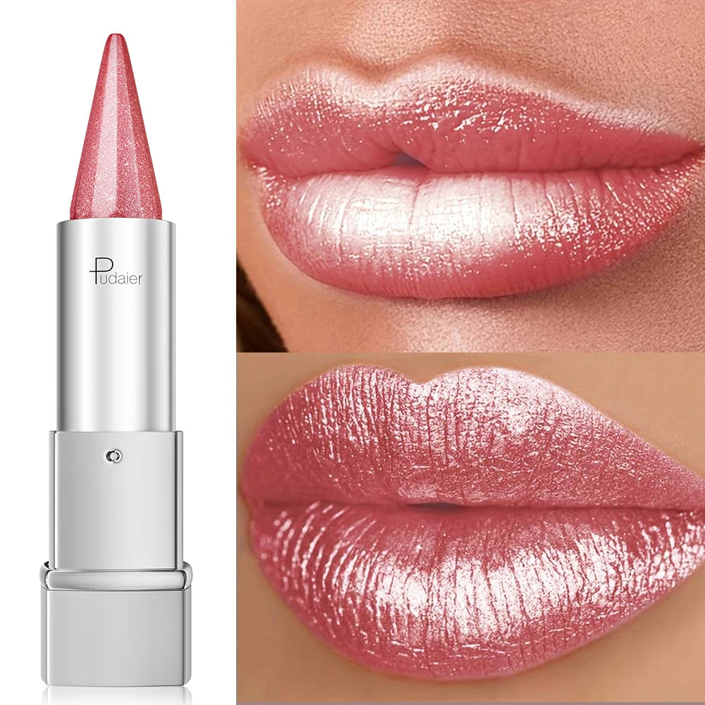 Pearlescent Sparkle Waterproof 24 Hour Lipstick - ATSProducts