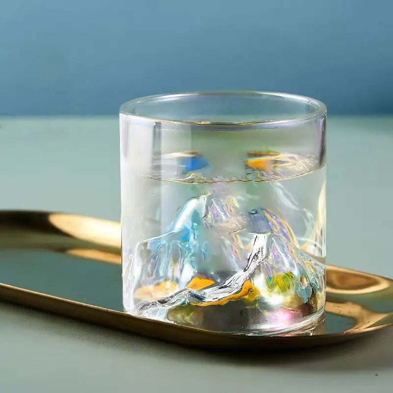 Mountain Design Glass Cup - ATSProducts
