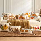 1PC Fall Maple Leaf Pumpkin Pillowcase - ATSProducts