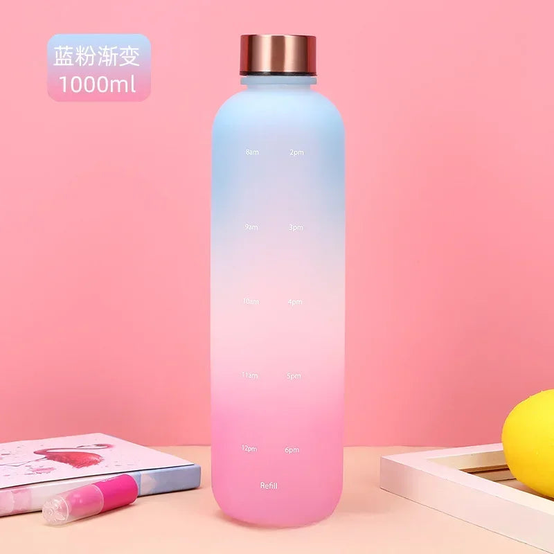 1L Water Bottle with Time Stamp