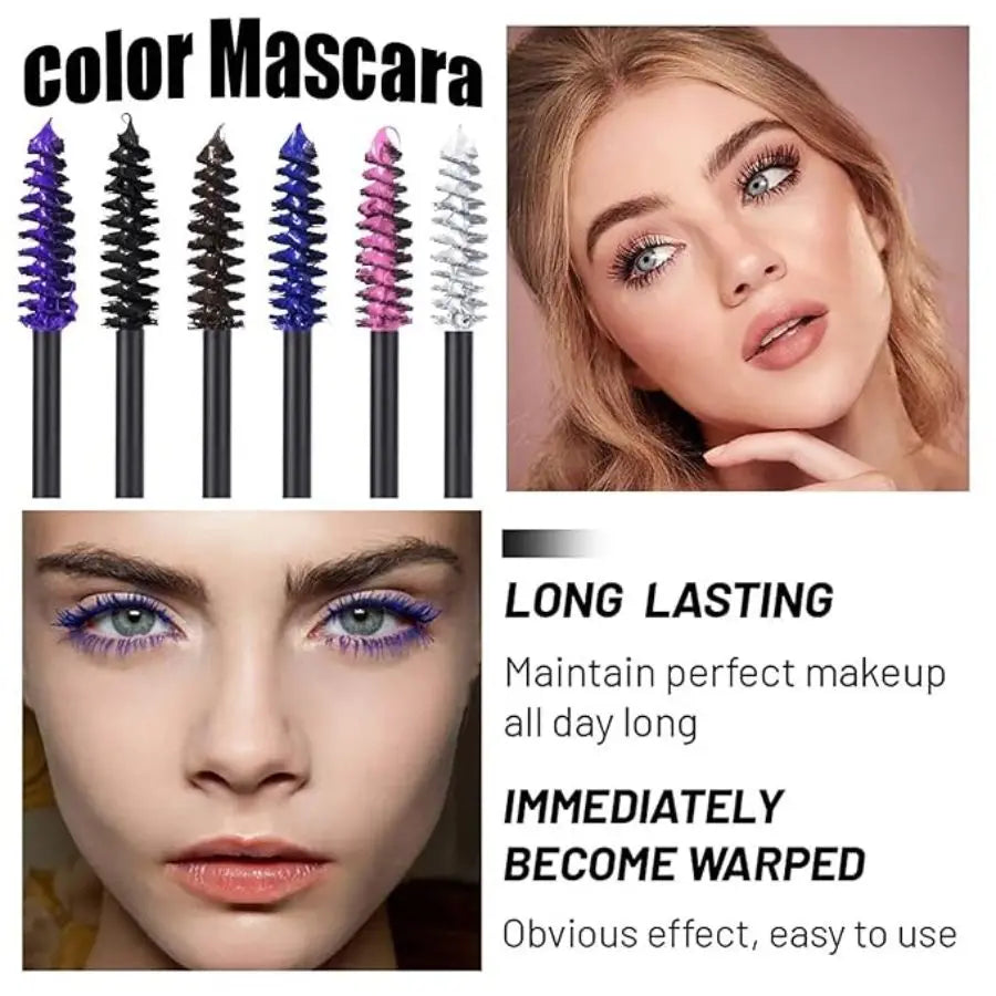 TeaYason 6-Color Mascara with Large Brush Head