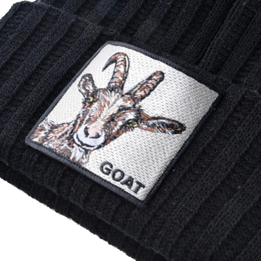 K Kissbaobei Embroidered Goat Beanies - ATSProducts