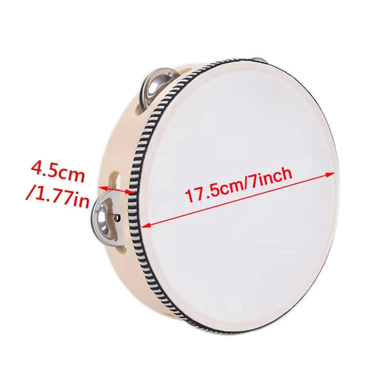 Tambourines 4/6/7/8/10 inch Wooden - ATSProducts