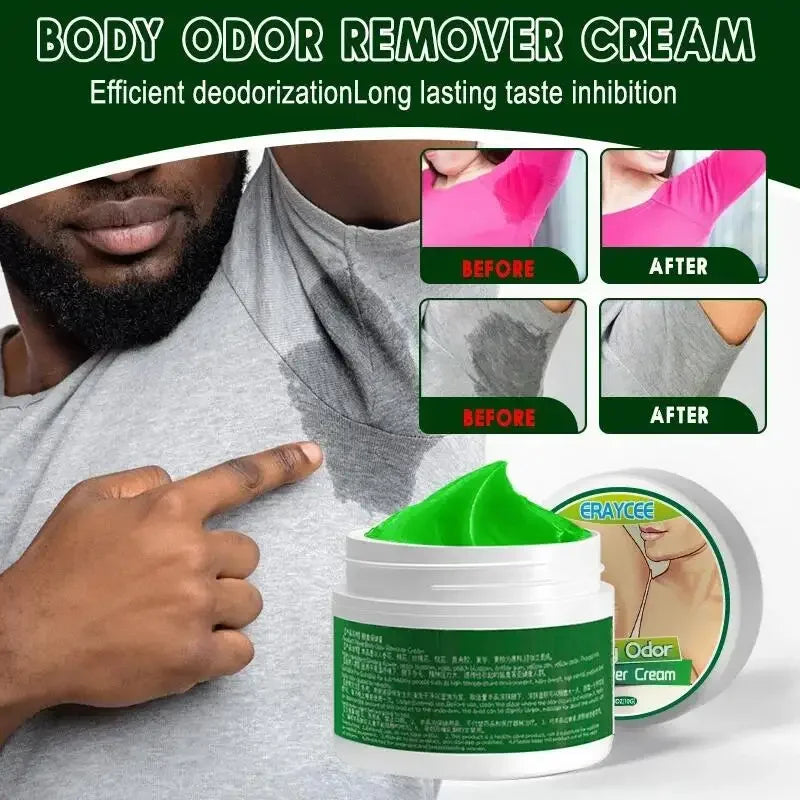 Body Odor Remove Cream Underarm Bad Smell Sweating Removal Armpit Refreshing Antiperspirant Lasting Aroma Deodorant Body Care - ATSProducts