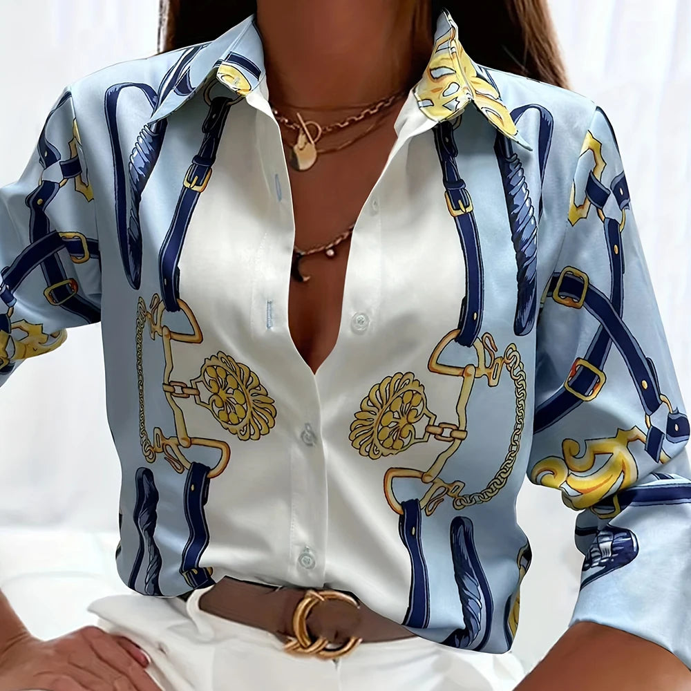 3D Digital Printed Button-Down Casual Shirt - ATSProducts