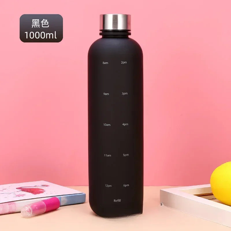 1L Water Bottle with Time Stamp