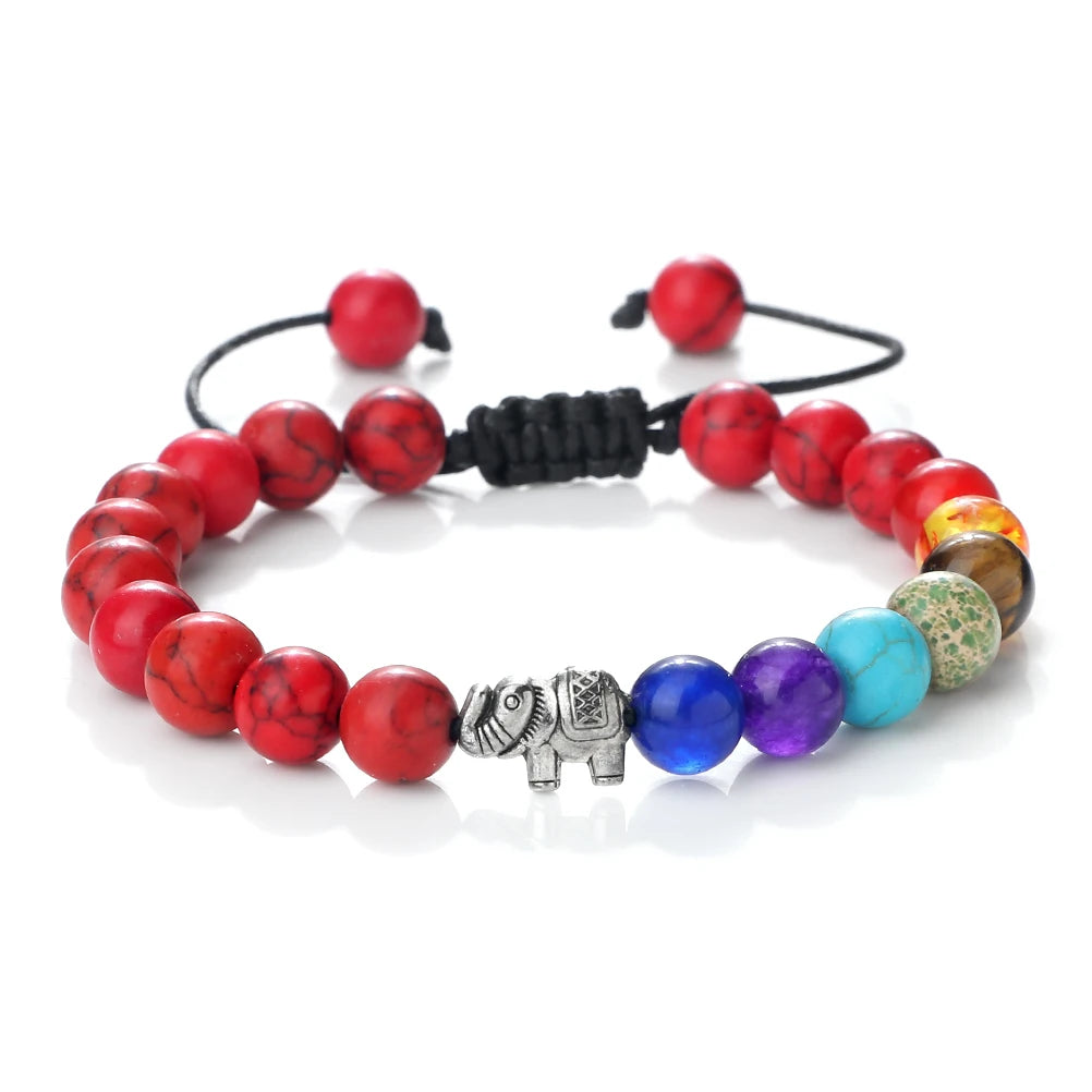 Handmade Natural Stone 7 Chakra Beaded Bracelets - ATSProducts