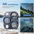 Metal Armor Camera Lens Protector For IPhone 14 15 Pro Max - ATSProducts