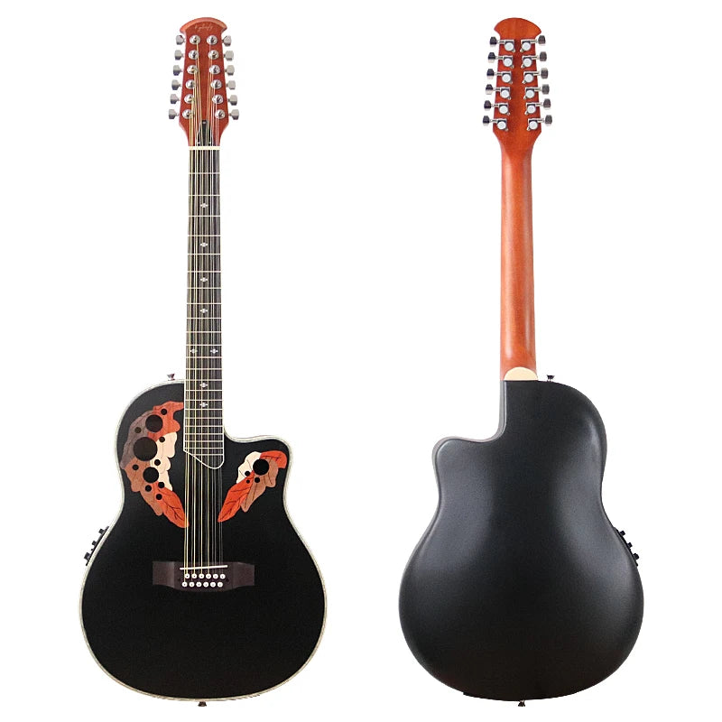 12 Strings 41 Inch Round Back Electric Acoustic Guitar - ATSProducts