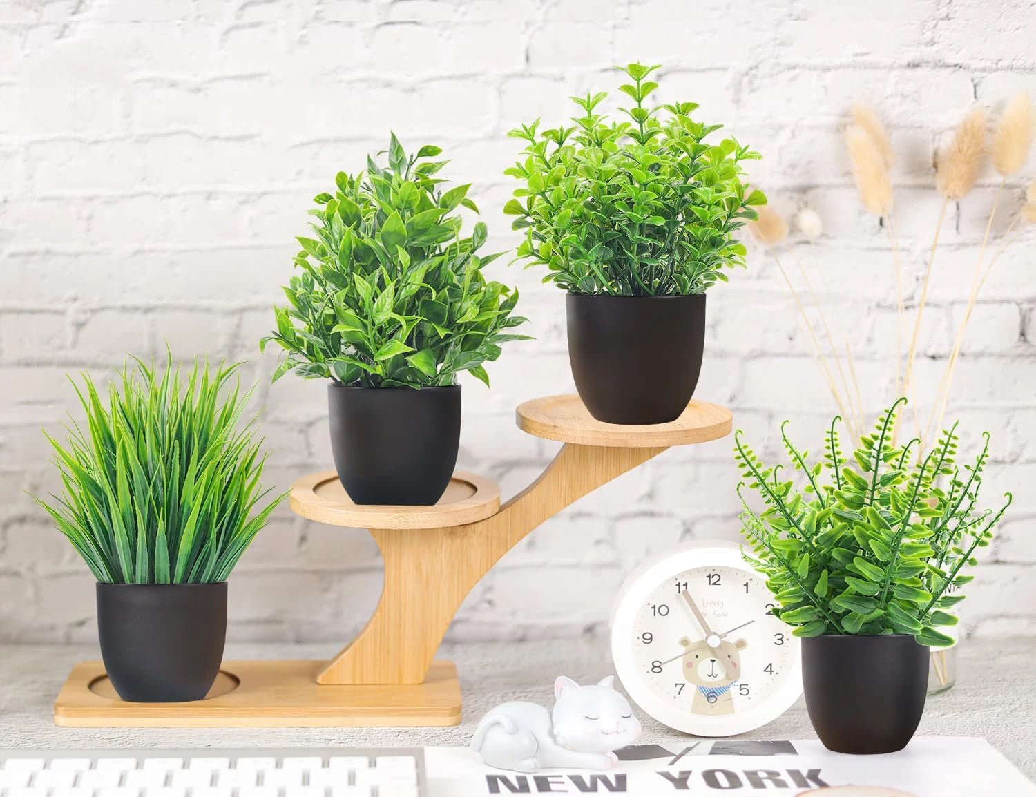 4 Small Artificial Plants - ATSProducts