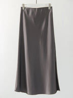 MiuKoMiYa Long Satin Skirt - ATSProducts