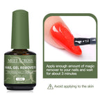 Meet Across 1/4bottle Nail Gel Remover