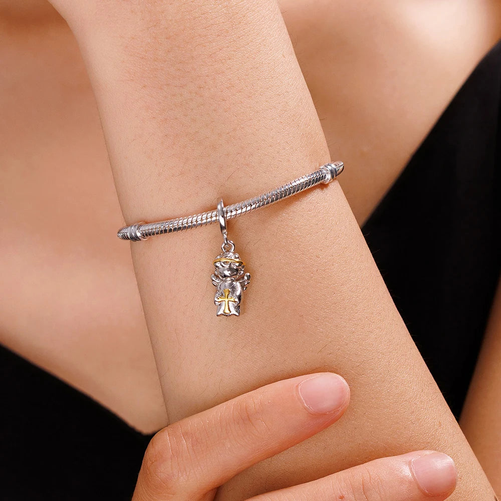 925 Sterling Silver Angel Charm - ATSProducts