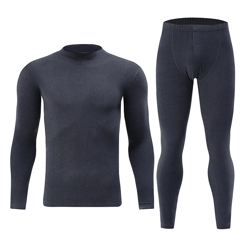2/4 Pcs Men's Solid Color Thermal Underwear - ATSProducts