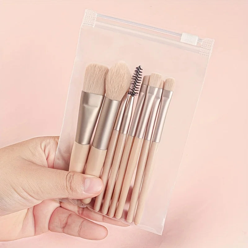 Makeup Brushes 8Pc Set - ATSProducts