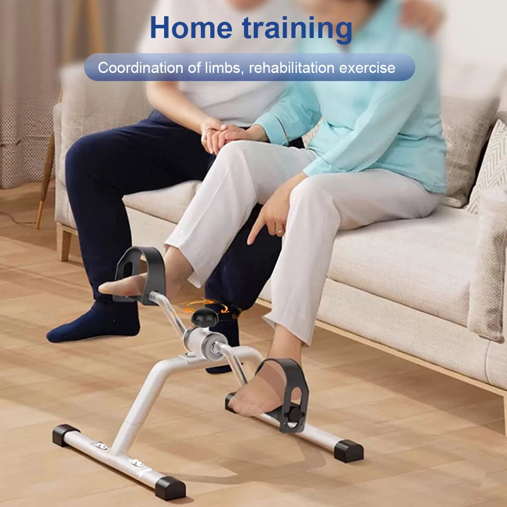 ApWikoger Mini Foldable Exercise Bike with Adjustable Resistance - ATSProducts