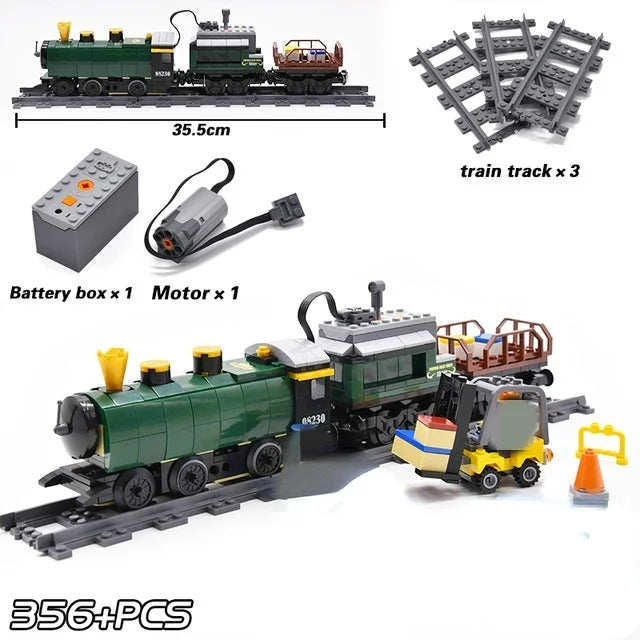 Leduo City Train Power Function High-tech DIY Train Set - ATSProducts