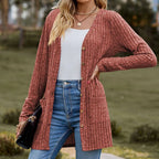 Mooclound Loose Long Pit Pocket Cardigans - ATSProducts