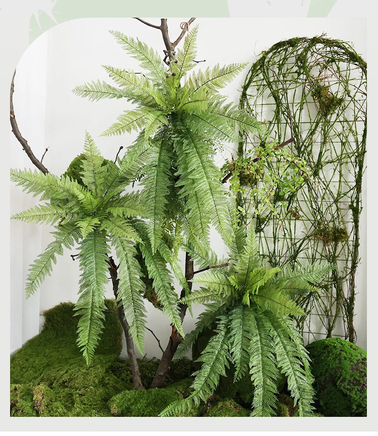 On-Merit Large Artificial Boston Fern Plants