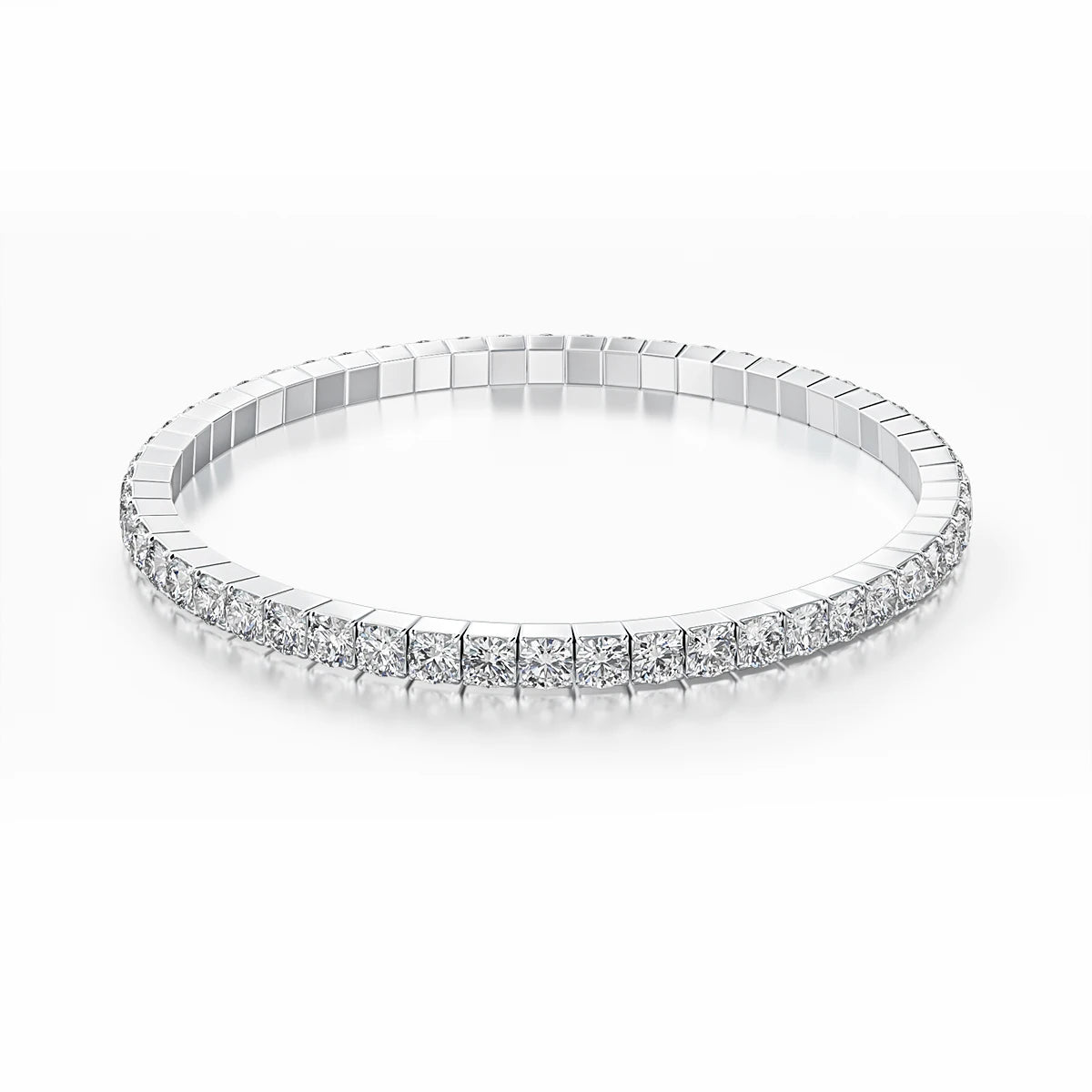 Szjinao Adjustable Moissanite Tennis Bracelet With GRA Certificate - ATSProducts