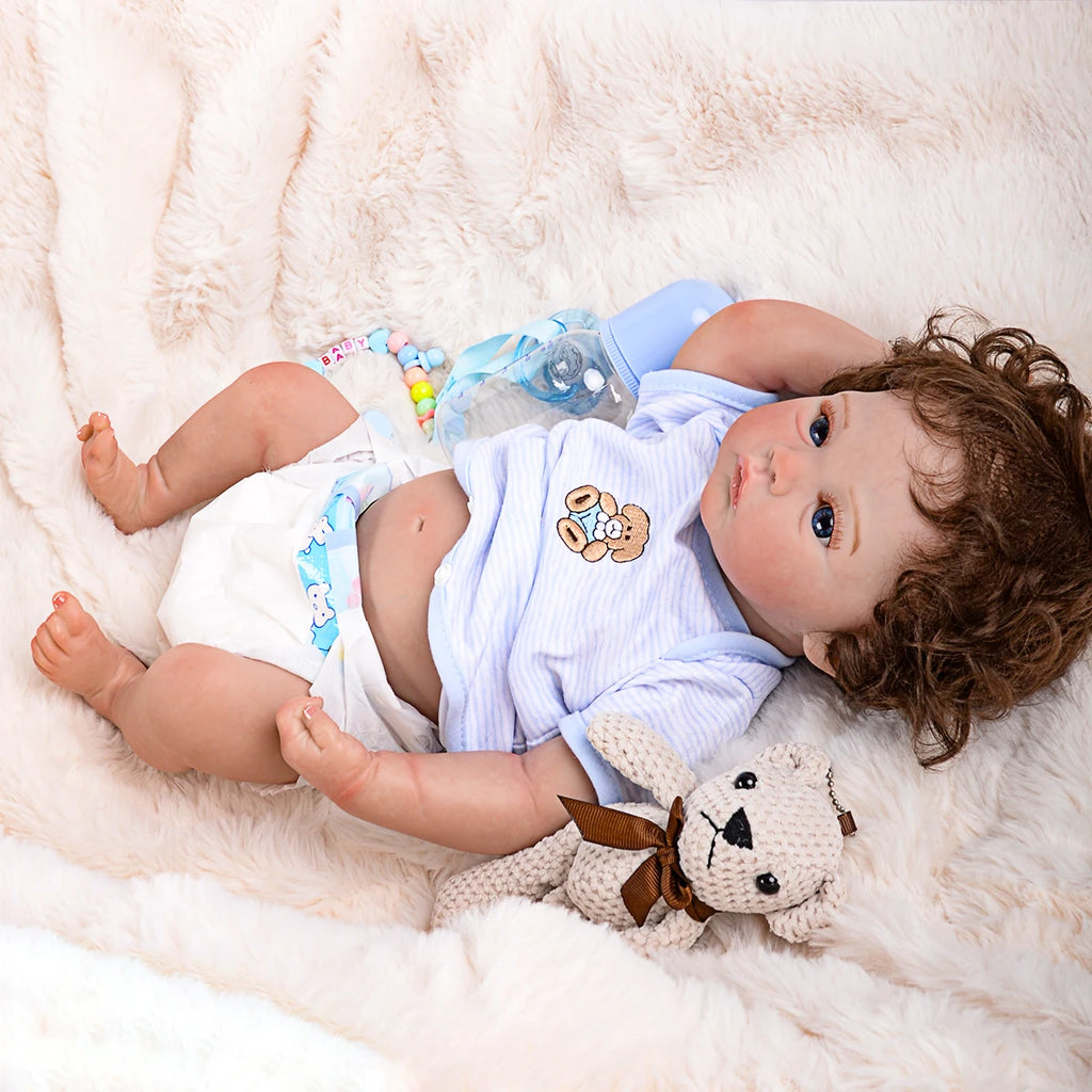 BRASTOY Reborn Painted Realistic Baby Doll 48cm - ATSProducts
