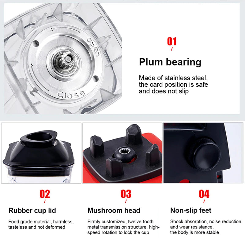 Balashov 2000W Heavy Duty Commercial Blender