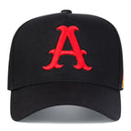 A Letter Embroidered Side Flame Baseball Caps - ATSProducts