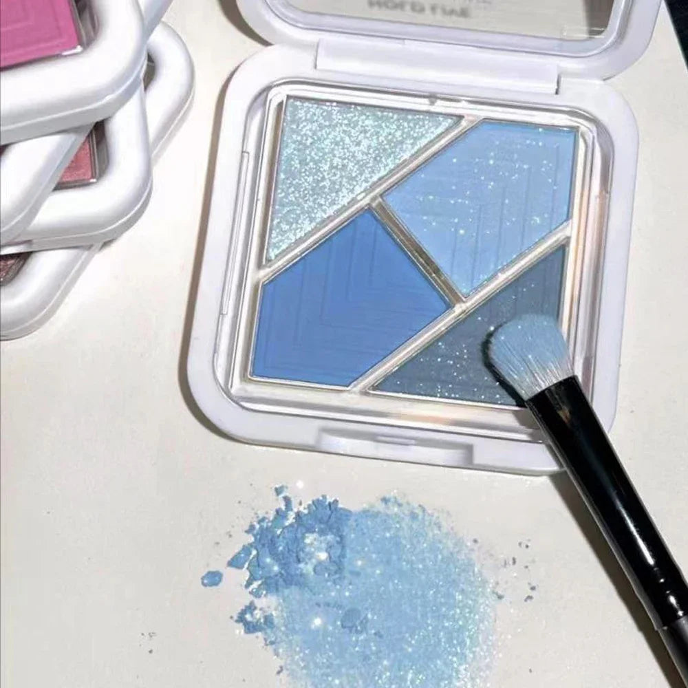 EelHoe Waterproof Blue Smoky Eyeshadow Palette - ATSProducts