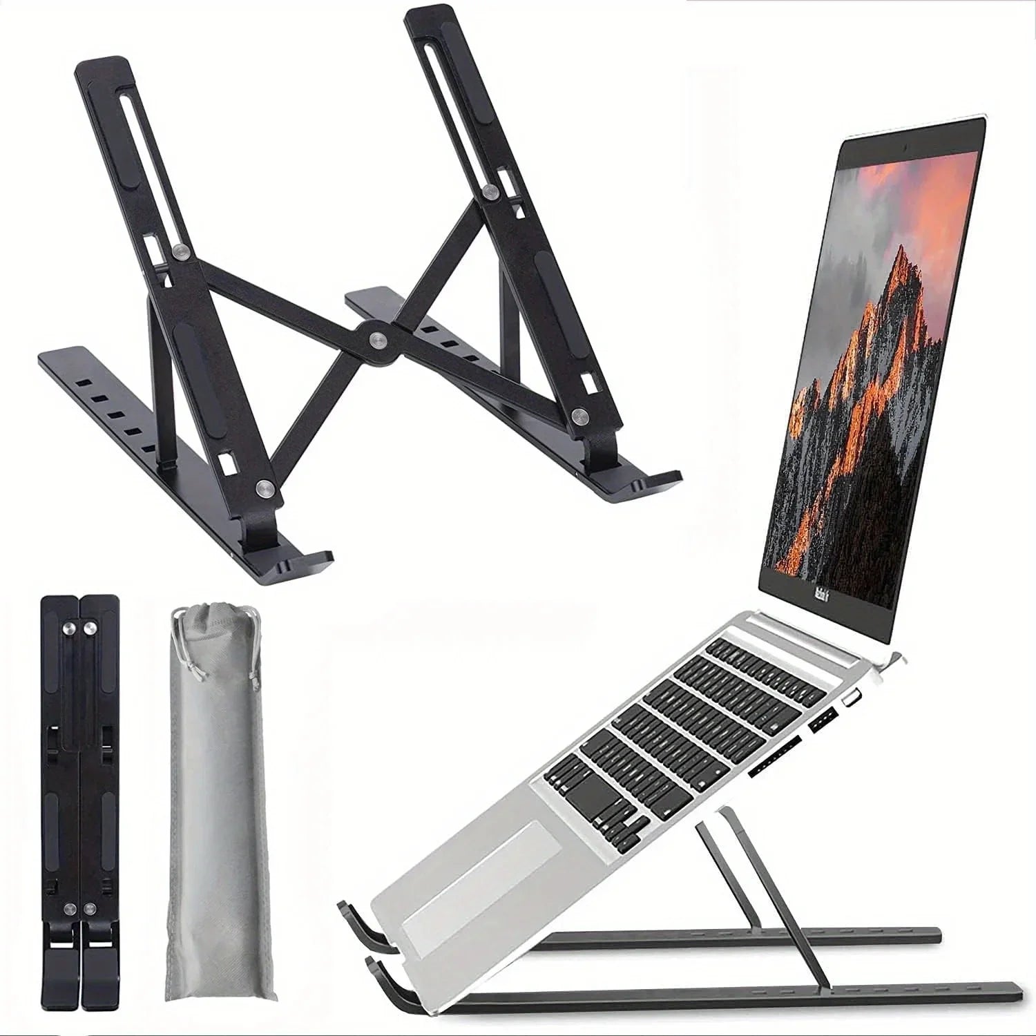 Dutrieux Adjustable Aluminum Laptop Stand - ATSProducts