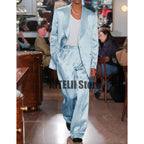 Satin Two-piece Suit - ATSProducts