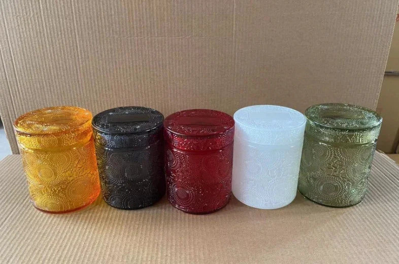 Glass Candle Jar with Lid - ATSProducts