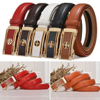 Genuine Leather Automatic Buckle Belt - ATSProducts