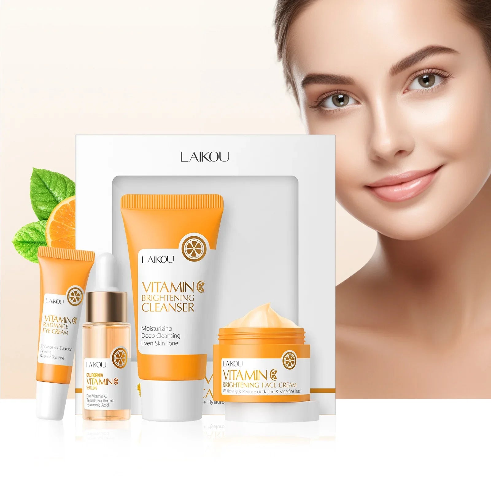 Laikou Anti Aging Vitamin C Brightening Skin Care Kit - ATSProducts