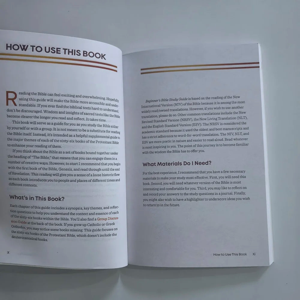 Beginner's Bible Study Guide: An Introduction to All 66 Books of the Bible - ATSProducts