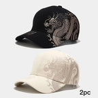Chinese Style Dragon Pattern Baseball Cap - ATSProducts
