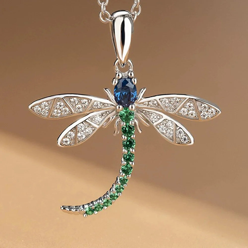 Sterling Silver Dragonfly Pendant - ATSProducts