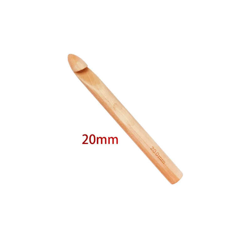 15/20/25/30 mm Wooden Crochet Hooks - ATSProducts