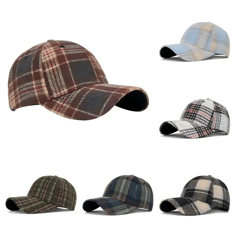 Plaid Baseball Cap - ATSProducts