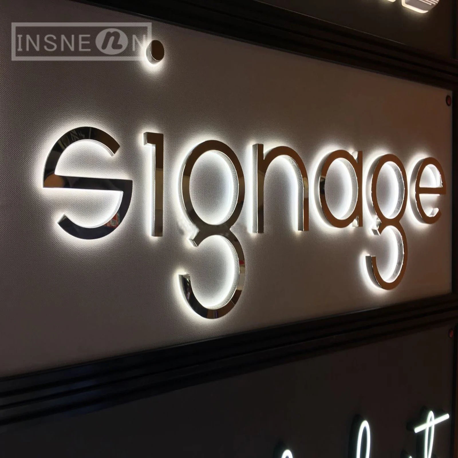 Custom Stainless Steel LED Sign - ATSProducts
