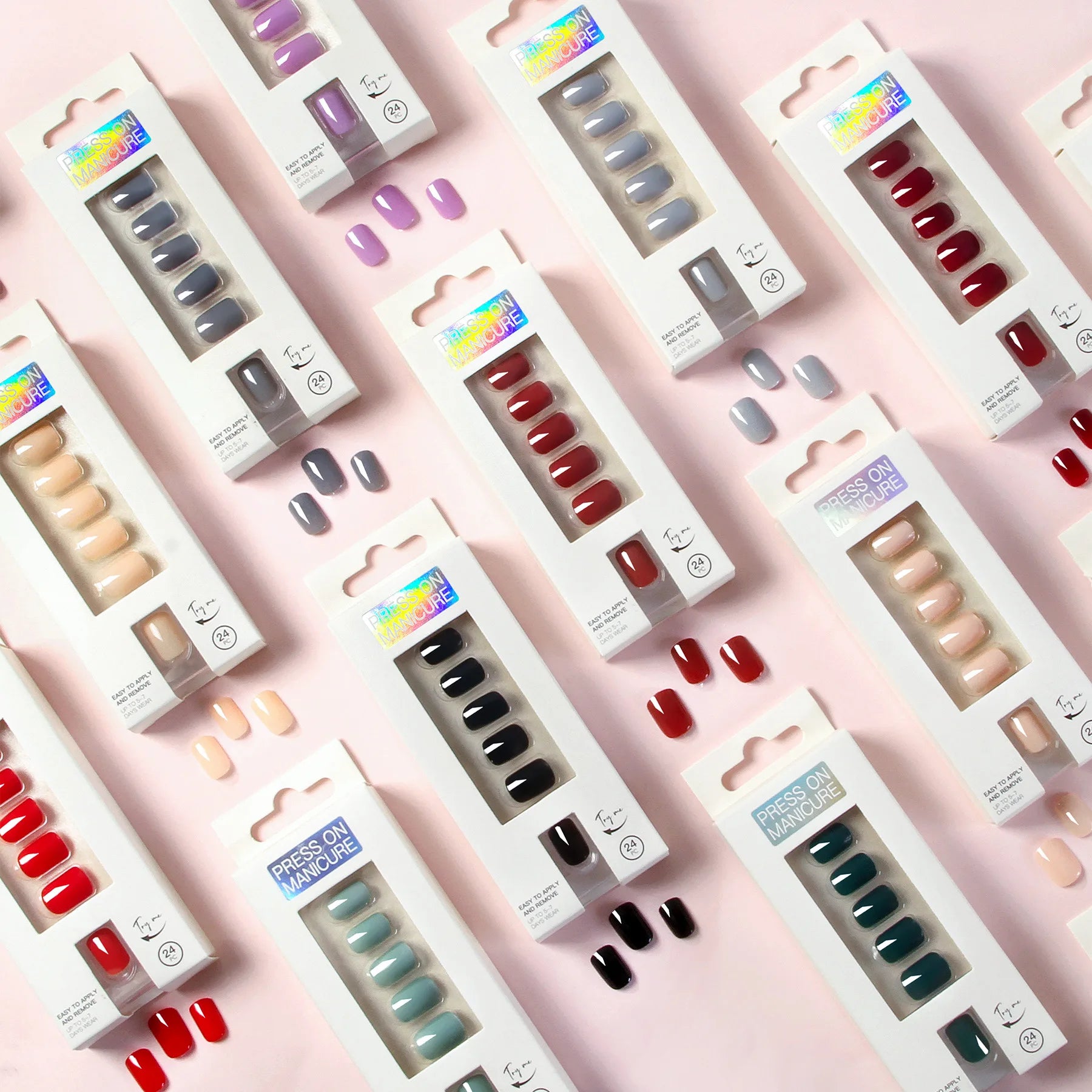 VitaGWX 24 Pcs Full Press on Nails   Set