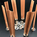 10pcs Natural Wooden Candle Wick With Holders - ATSProducts