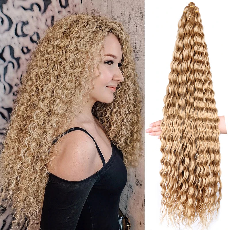 WIGSIN 30Inch Synthetic  Long Deep Wave Hair - ATSProducts