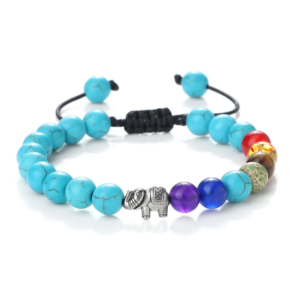 Handmade Natural Stone 7 Chakra Beaded Bracelets - ATSProducts
