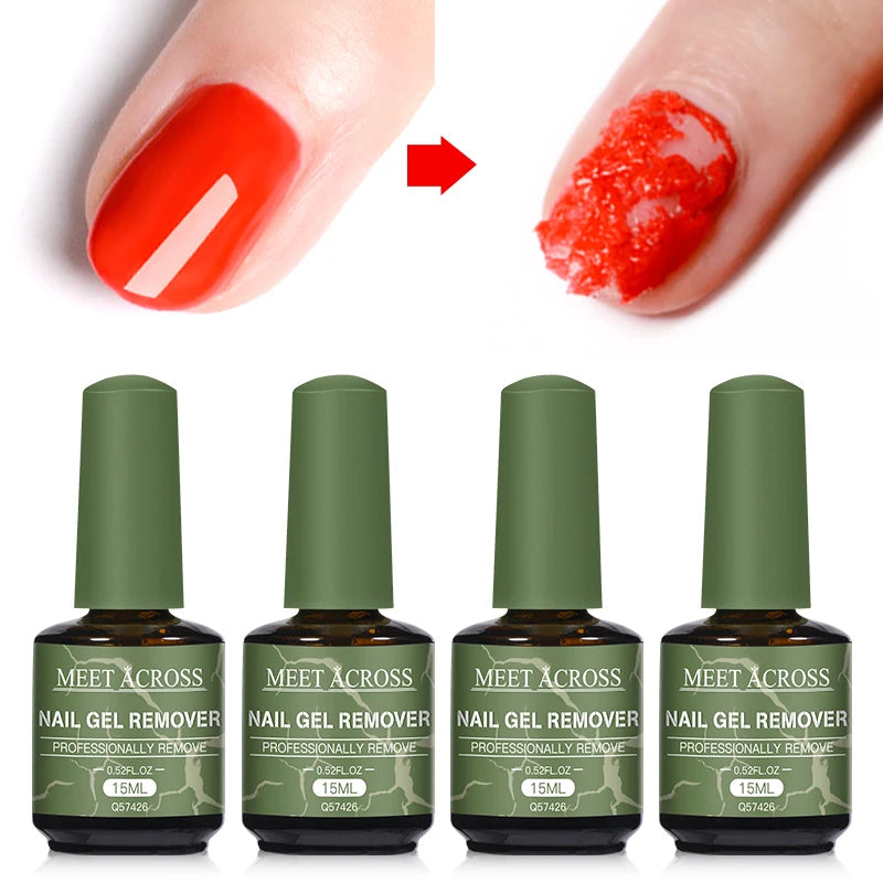 Meet Across 1/4bottle Nail Gel Remover