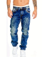 Men's Stone Washed Jeans - ATSProducts