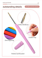 KoKnit 10pcs Crochet Hooks Kit 0.6mm - 2.75mm - ATSProducts
