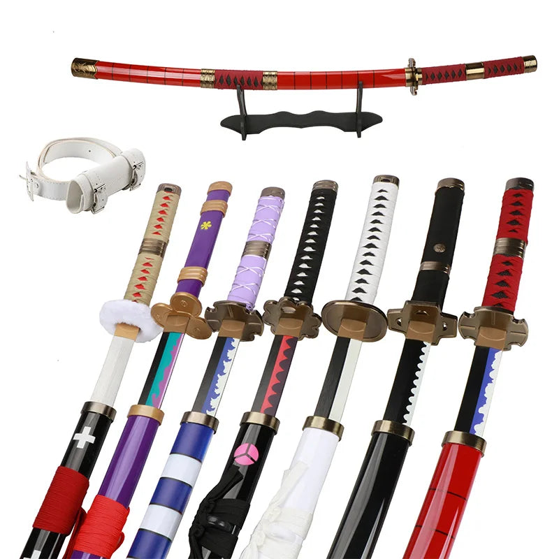 Zoro Sword 80Cm/ 31.5" Anime Cosplay Wood Swords - ATSProducts